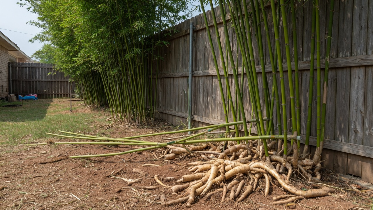 Bamboo Barrier Installation