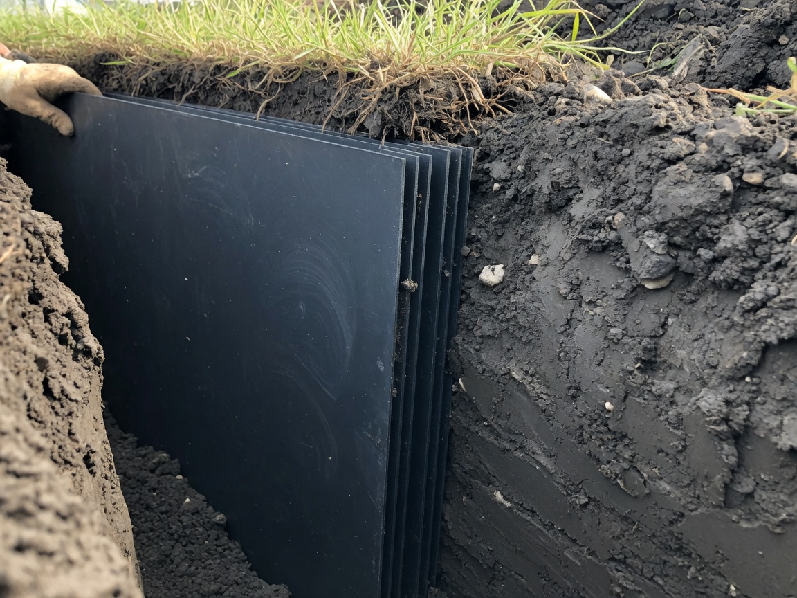 HDPE Root Barrier Panels