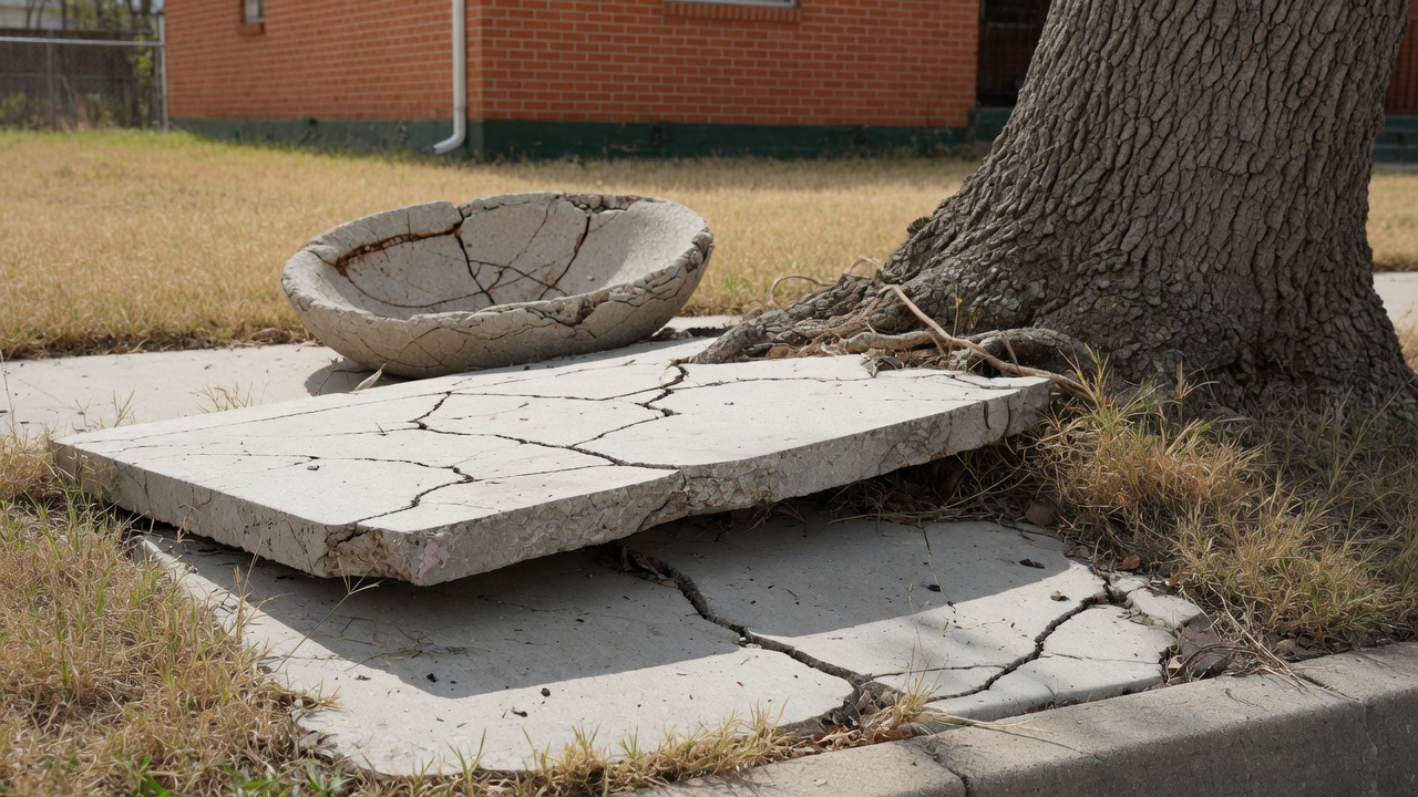 Sidewalk & Driveway Root Barrier